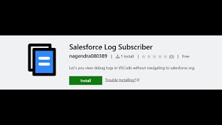 Salesforce Log Subscriber : VSCode Extension