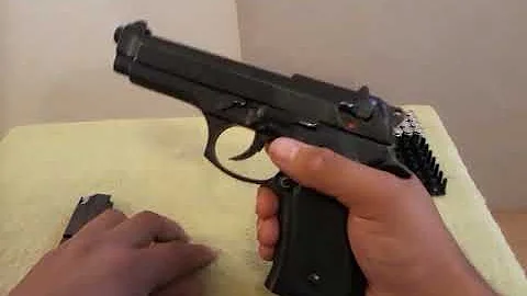 Como se utiliza pistola a fogueo bruni modelo 92 9mm