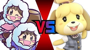SSBU - Ice Climbers (me) vs Fake Isabelle