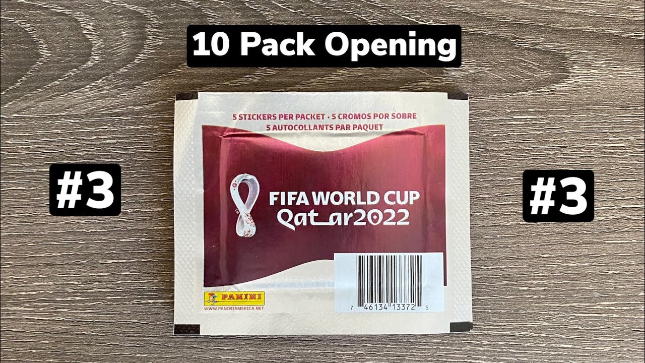 2022 Panini FIFA World Cup Qatar 10x Sticker Pack Opening #3 - Beating ...