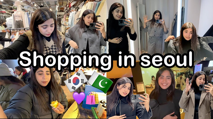 🇵🇰🇰🇷Shopping in korea 🛍️