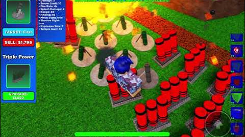 Cube defense killing the boss!