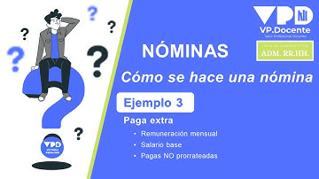 NÓMINA EJEMPLO 3 _  PAGA EXTRAORDINARIA