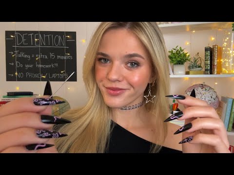 ASMR Piercing Your Ears In Detention Roleplay ★🎸🎧
