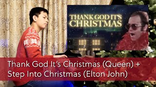 Queen Elton John Christmas Mashup Thank God It's Christmas Step Into Christmas Cole Lam 13 Years Old