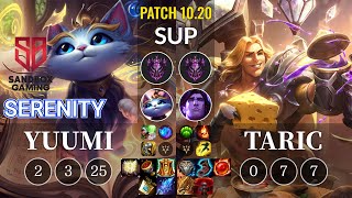 SB Serenity Yuumi vs Taric Sup - KR Patch 10.20