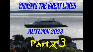 Autumn Great lakes CRUISE 2023 Part 3, the Soo, iron ore and steel plant plus boatnerd instincts