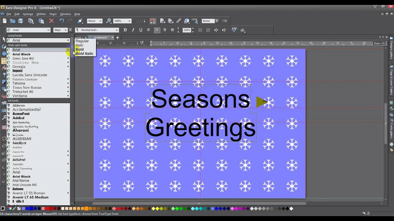 Xara One Way To Draw A Holiday Card YouTube xara-one-way-to-draw-a-holiday-card-youtube