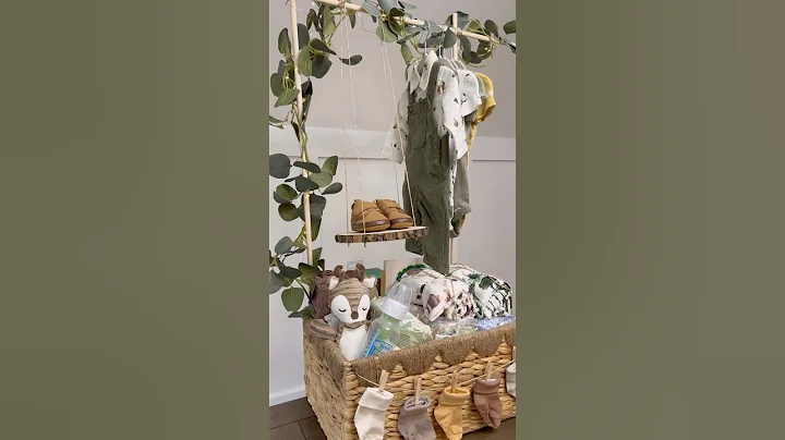 BABY SHOWER GIFT BASKET 🧸🍼🧺 #babyshower #gift #giftbaskets #babyboy #momlife