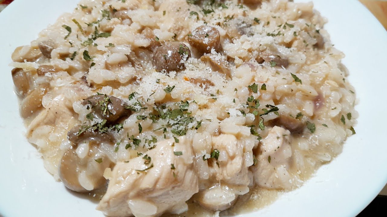 How to Make Creamy Chicken and Mushroom Risotto | Episode #20 - YouTube