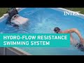 Intex hydroflow swim trainer resistance swimming system