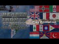Hearts of Iron 4 | Starting Countries flag animation