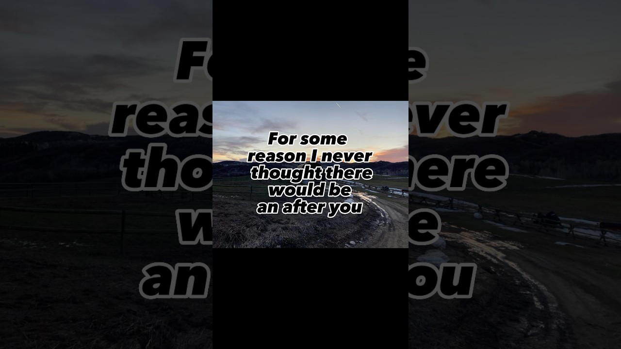 I never thought there would be a after you - YouTube