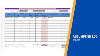 Assumption Log