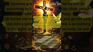 479 Wisdom of Life The Golden Verse Conduct Toward God and Neighbor Sirakh 8 15 16 @TFLaunch