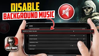 How to Turn Off Background Music in Warzone on iPhone