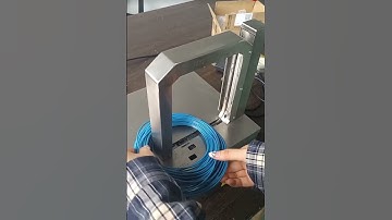 Cable bundling and strapping made easy👍 automatic strapping machine 😎