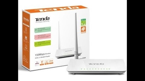 Configure Modem,Router  (Tenda D151) | Basic steps to connect to internet