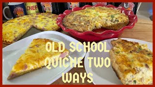 A Perfect Dish To Cook For Your Mom For Mother’s Day/OLD SCHOOL HAM AND CHEESE/ONION BACON QUICHE