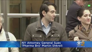 NY Attorney General Sues 'Pharma Bro' Martin Shkreli