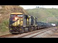 MRS - Carga geral (KSV) com 3 locomotivas em Paracambi - RJ.