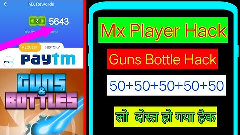 Guns Bottle Fully Hack || Auto Win Tricks || Mx Player Biggest Hack || Unlimited Score Hack || St ||