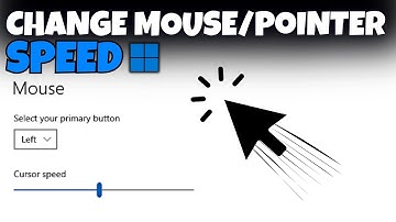 How To Change Mouse Cursor/Pointer Speed in Windows 10/11 | Full Guide