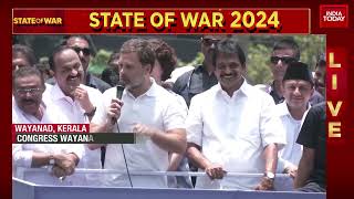 Rahul Gandhi gets rousing welcome in Wayanad | Lok Sabha Election Nomination News Update