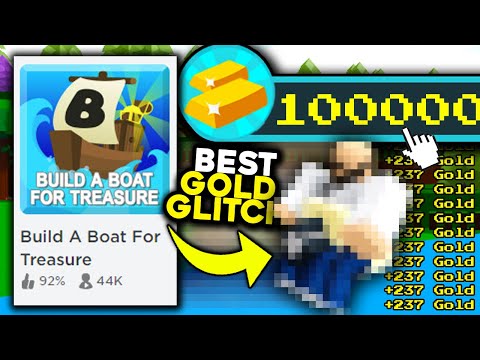 Claim 100,000 GOLD using this GLITCH!! | Build a boat for Treasure ROBLOX