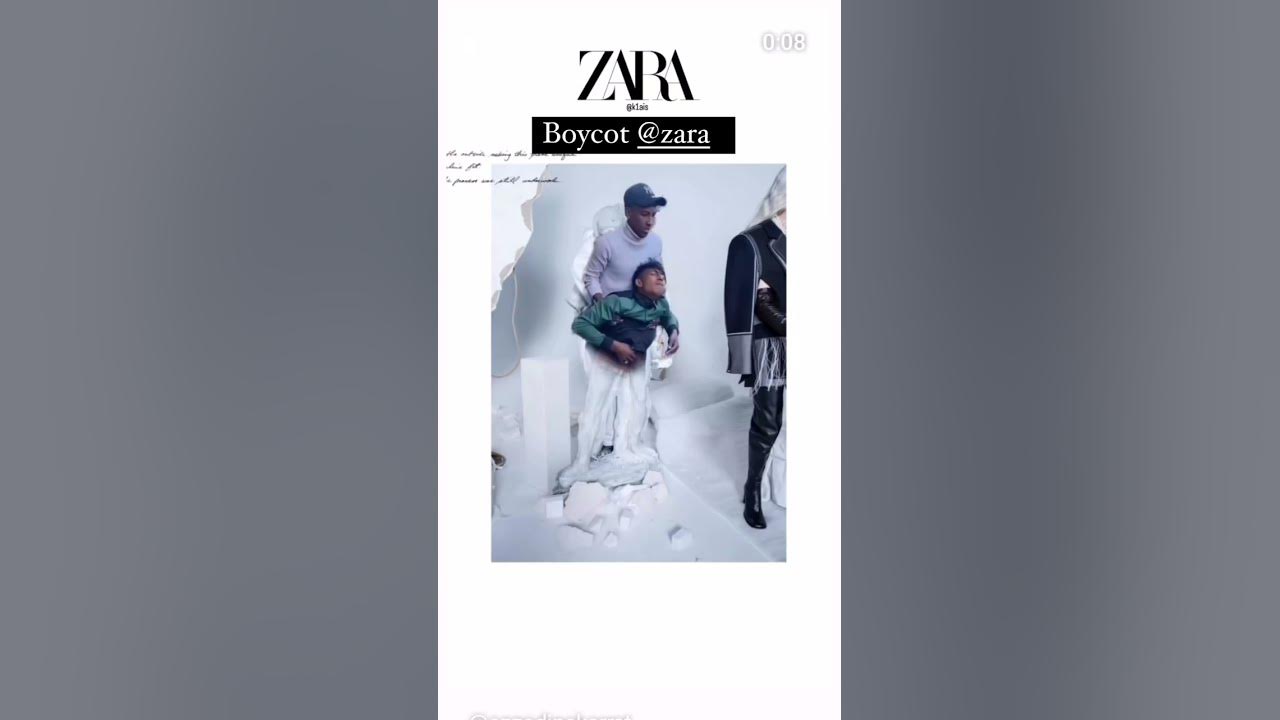 Boycott zara youtube
