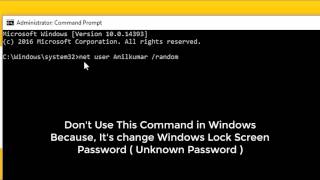 Windows 10 Users Don't Run This Command ( careful )