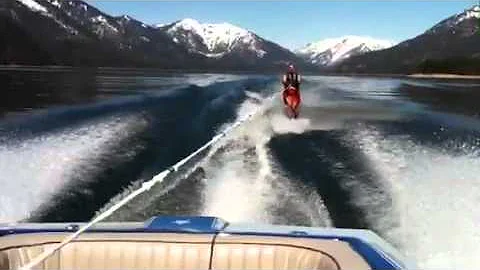 April 22 water skiing Lk Cle Elum