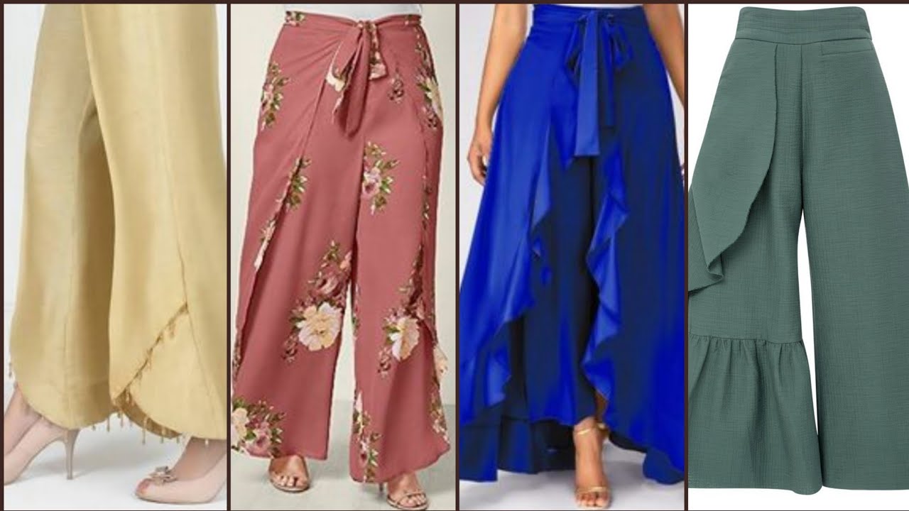 New Latest Palazzo Designs || Trending Palazzo Trouser Design ||New ...