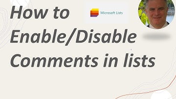 How to Enable /Disable comment in  SharePoint  \ Microsoft Lists