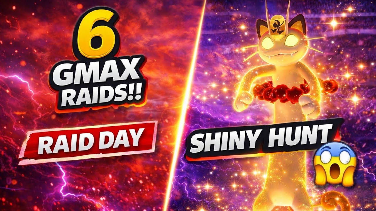 I Did 6 GMAX Meowth Raids in a Row… Was It Worth It? 😳🔥 | Pokémon GO 
