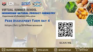 Virtual Summer School: Indonesian Natral Product Chemistry Day 4
