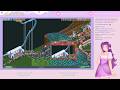 [RollerCoaster Tycoon 2] Big expansion and running experiments in the MEGA XTREME UMBRELLA-LESS ZONE
