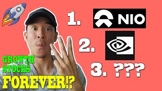 Top 3 GROWTH Stocks I'm Holding FOREVER!!! | 1. NIO 2.??? 3.???