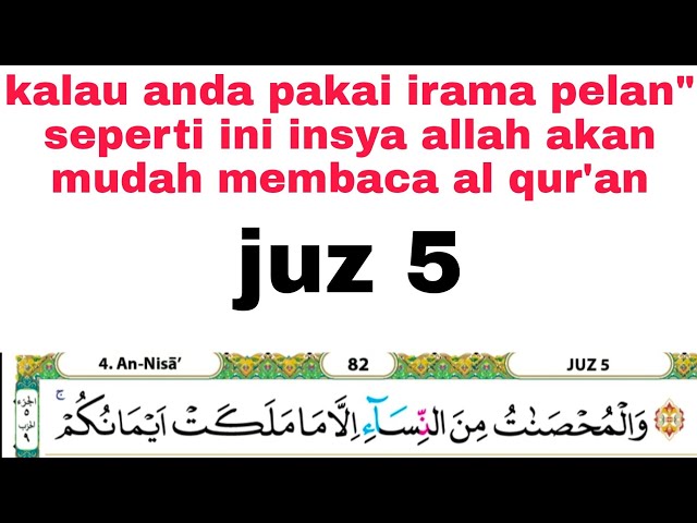 Coba pakai nada ini untuk belajar membaca al qur'an dengan pelan. Insya allah mudah class=