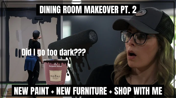PAINTING A DINING ROOM DARK + DARK AND MOODY DININ...