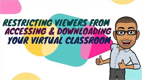 Restricting Students from Accessing Assignments & Downloading your Google Slides Virtual Classroom