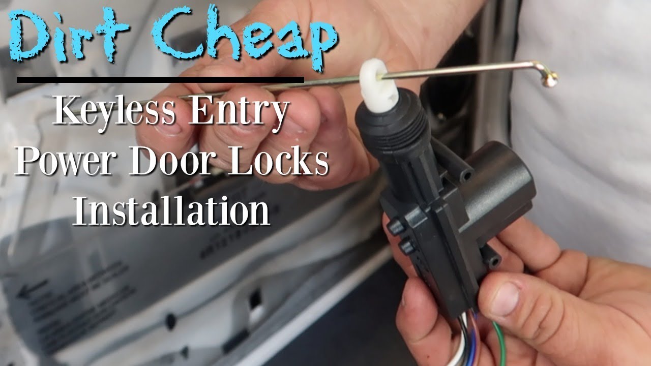 Install Power Door Lock Actuators Keyless Entry On Your Vehicle In Depth Tutorial Youtube