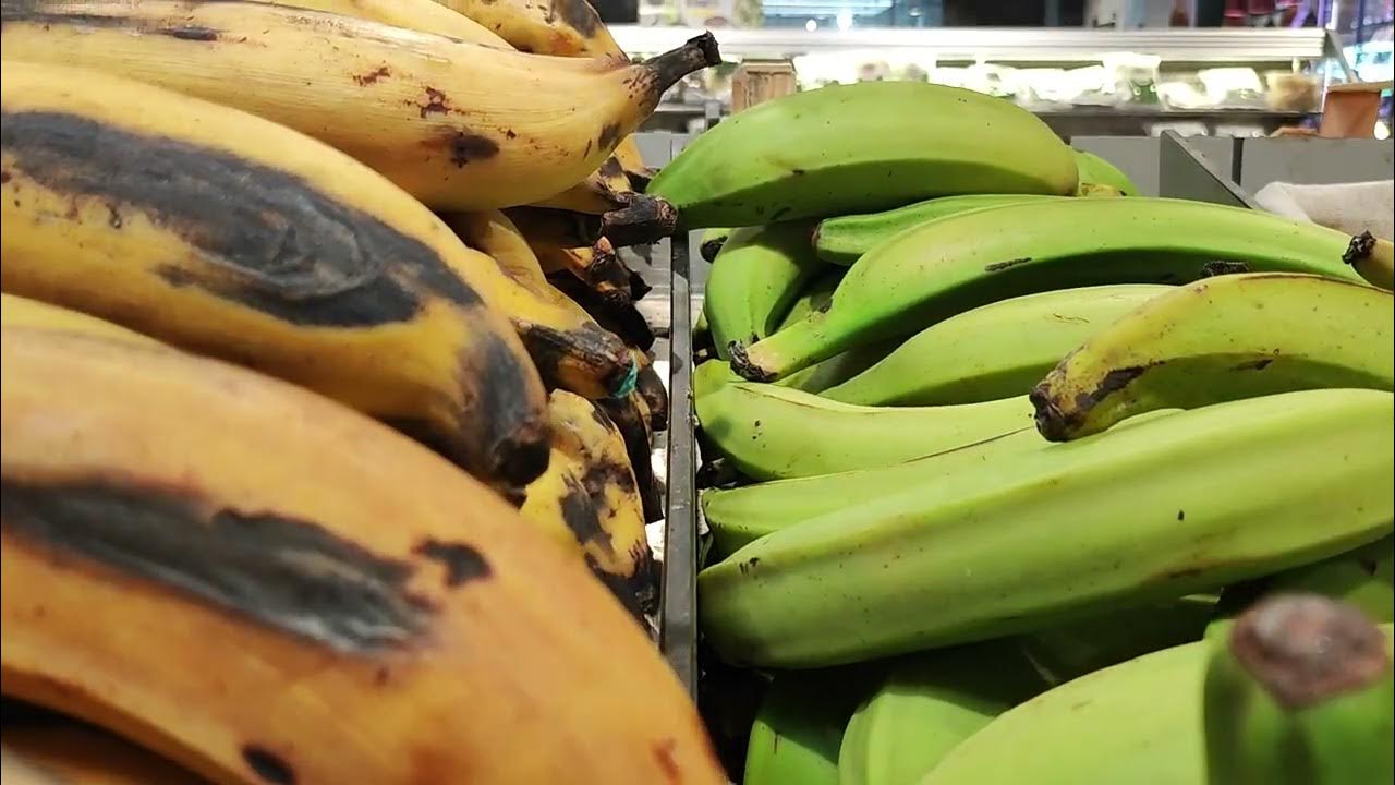 banane videos de plátano macho en el supermercado YouTube