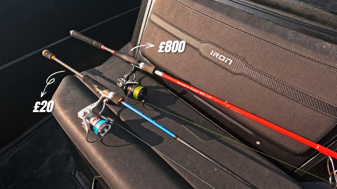 YouTube thumbnail for £20 TEMU vs £800 TENRYU: Can Cheap Fishing Gear Really Compete?