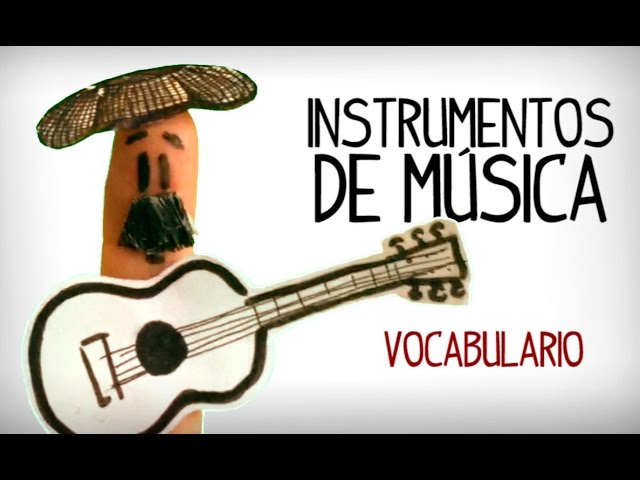 Instrumentos musicais em Espanhol, vocabulário espanhol - YouTube
