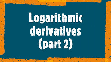 logarithmic derivatives (part 2) in ODIA
