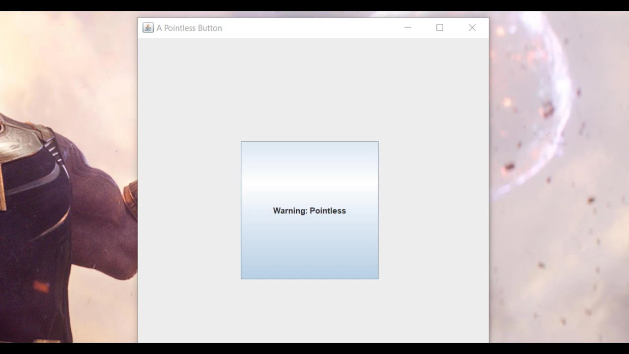 The Pointless Button - YouTube