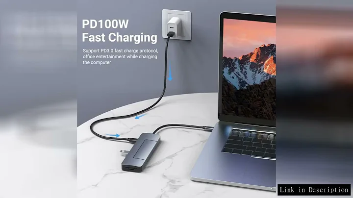 8-in-1 USB C Hub&M.2 SSD Enclosure Support NVME&SATA ,With 4K HD,USB 3.0,PD 100W,RJ45 1000M,SD/TF Re