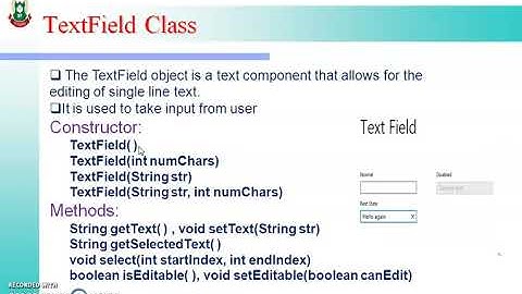 AWT Controls I (Unit 1- Lecture 3)