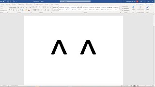 How to make the circumflex accent or power symbol